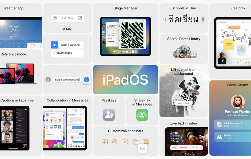 معرفی سیستمعامل iPadOS 16 با چندین قابلیت مفید