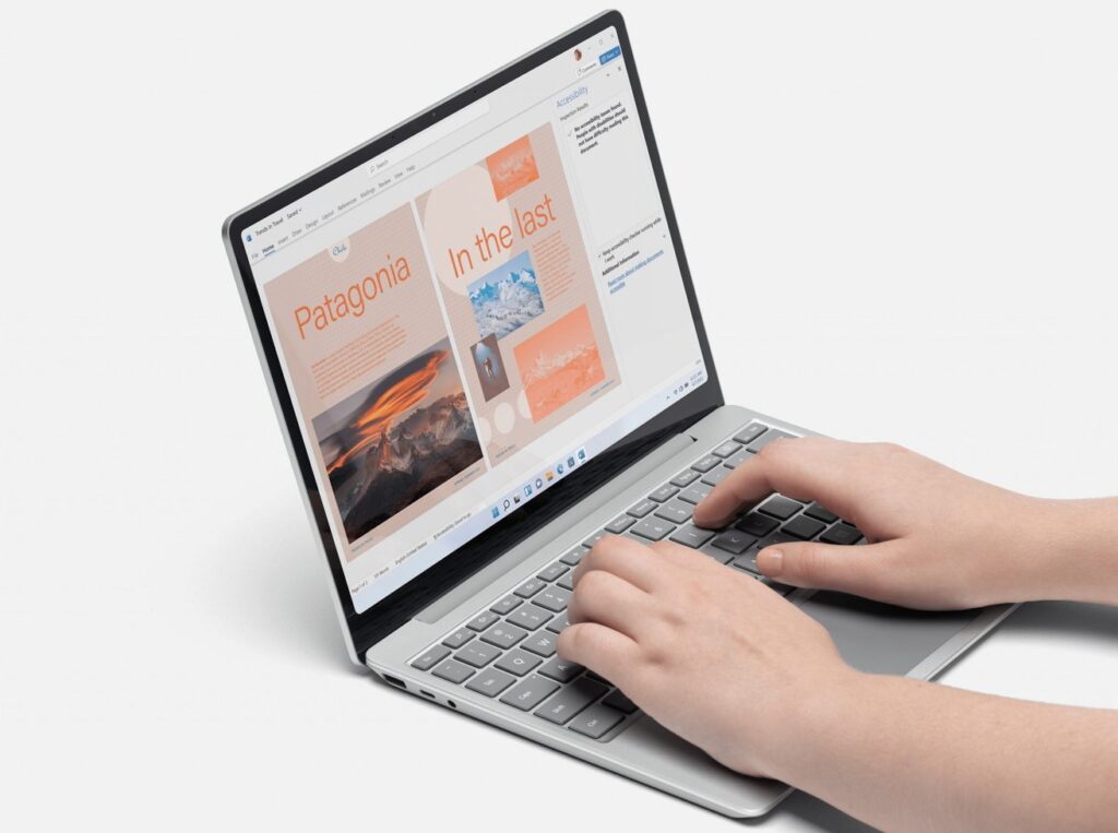 مقایسه دوربین سرفیس لپ‌تاپ Go 2 و مک بوک ایر M2