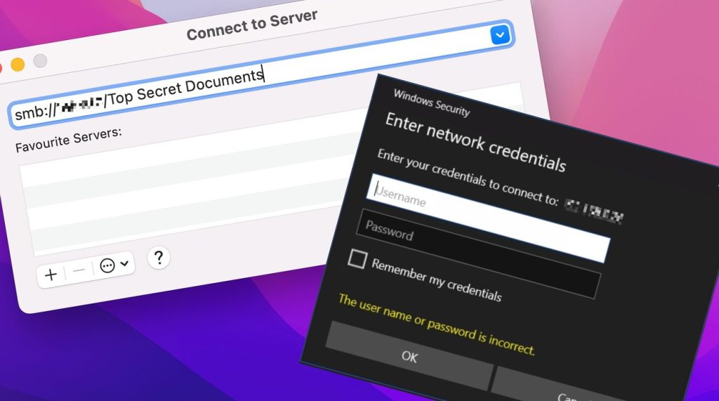 انتقال فایل بین Windows و macOS با شبکه