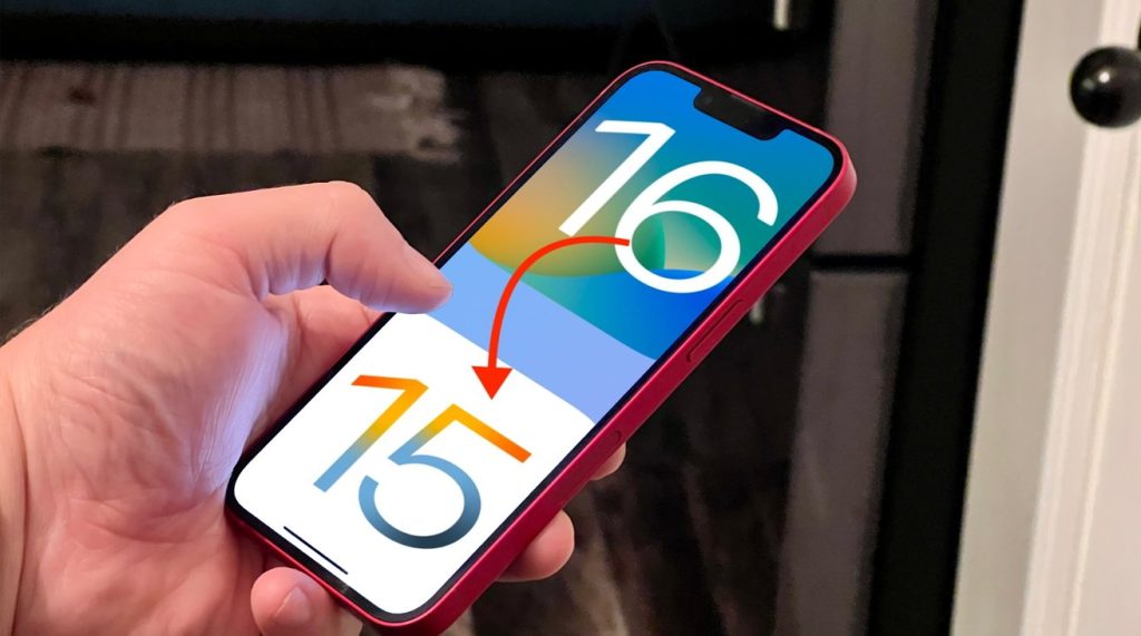 آموزش Downgrade از iOS 16 به iOS 15